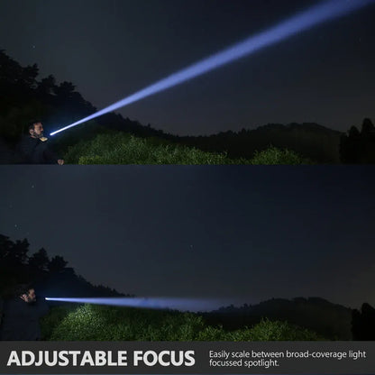 Rechargeable LED Handheld Flashlight for Outdoor Use