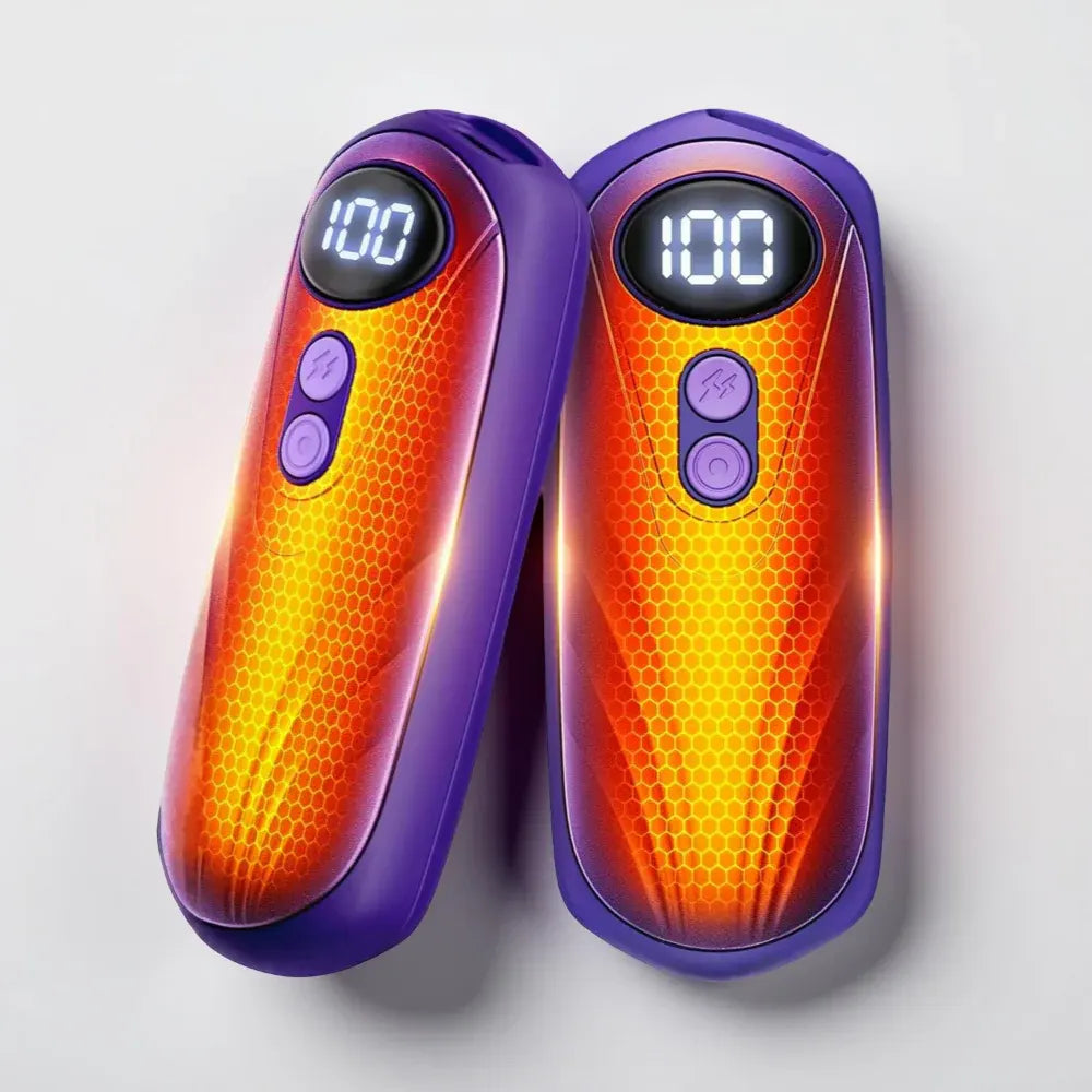 Rechargeable LED Pocket Hand Warmer Set