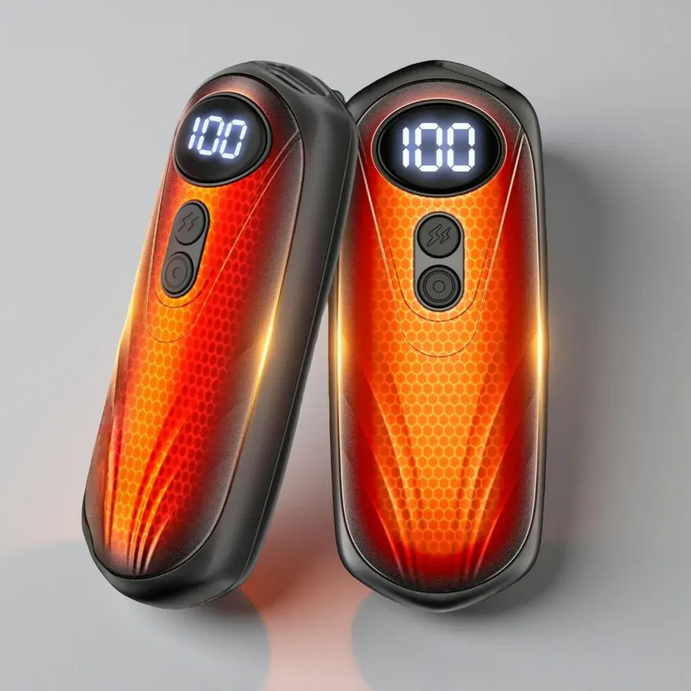 Rechargeable LED Pocket Hand Warmer Set