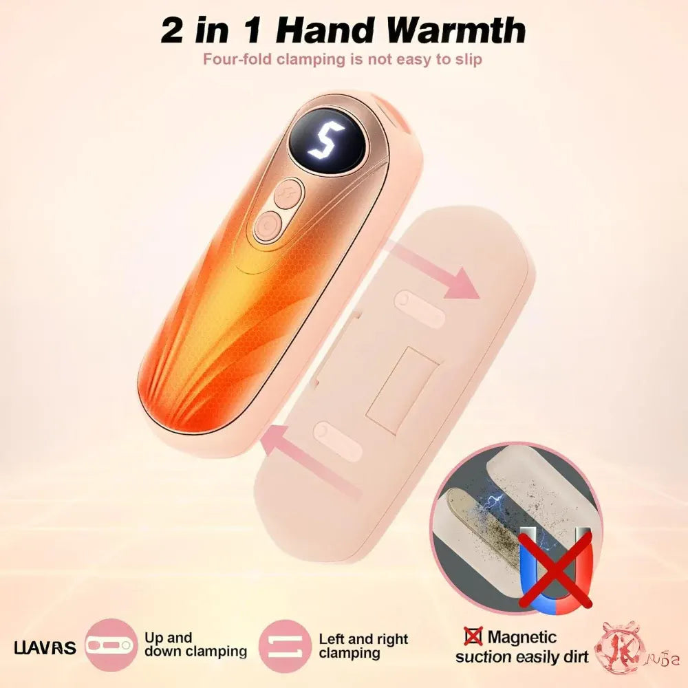 Rechargeable LED Pocket Hand Warmer Set
