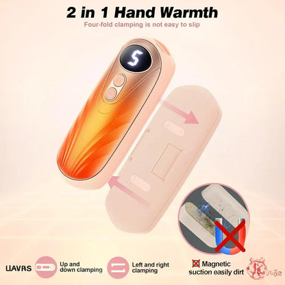 Rechargeable LED Pocket Hand Warmer Set