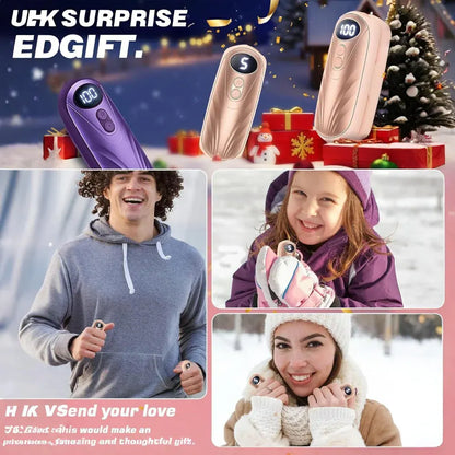Rechargeable LED Pocket Hand Warmer Set