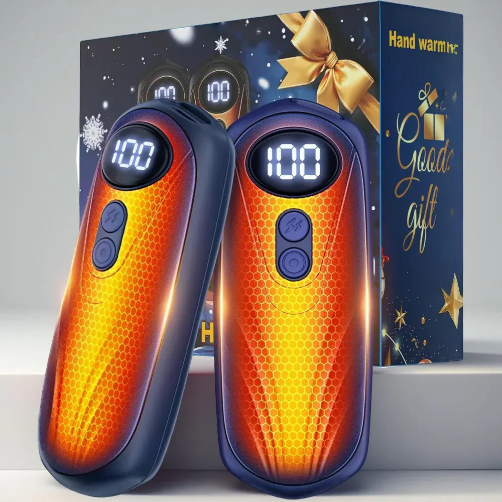 Rechargeable LED Pocket Hand Warmer Set