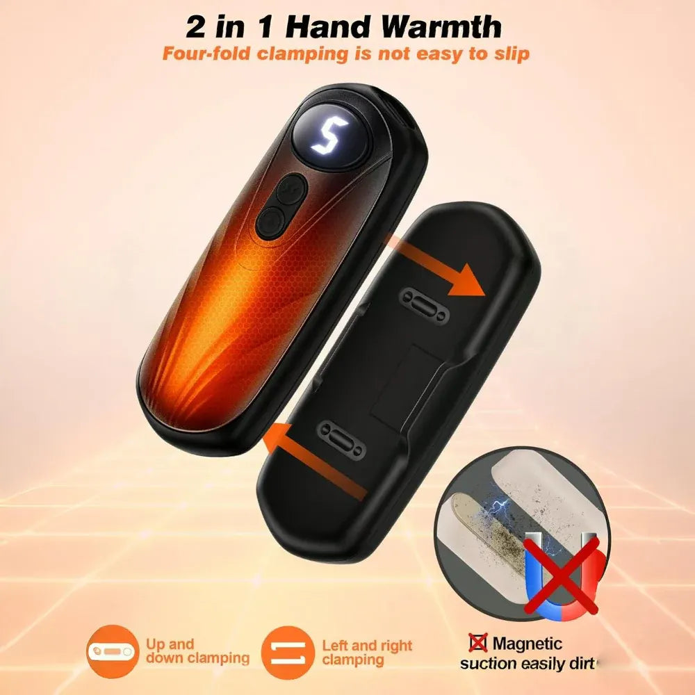 Rechargeable LED Pocket Hand Warmer Set