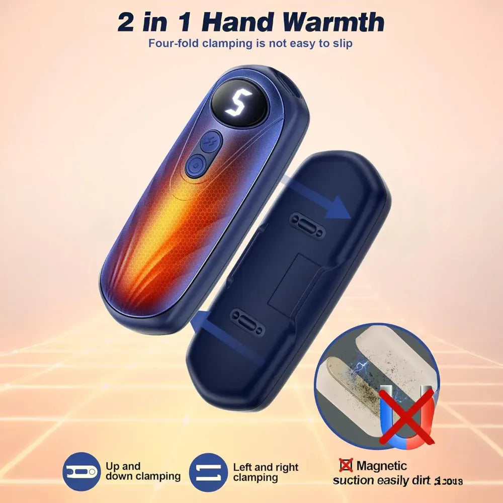 Rechargeable LED Pocket Hand Warmer Set