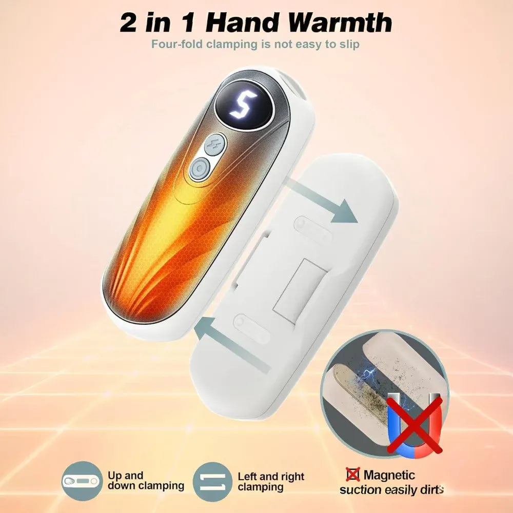 Rechargeable LED Pocket Hand Warmer Set