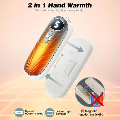 Rechargeable LED Pocket Hand Warmer Set