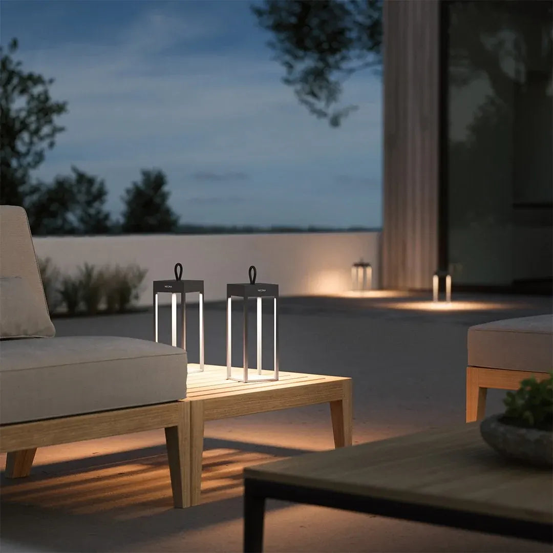 Rechargeable LED Table Lamp with Touch Switch – Portable Outdoor Light