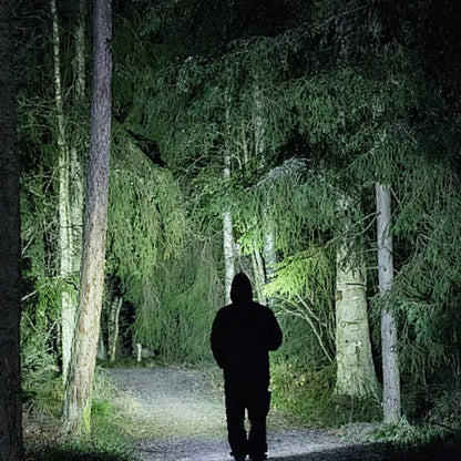 Rechargeable LED Tactical Flashlight - Aluminum Outdoor Beam Light