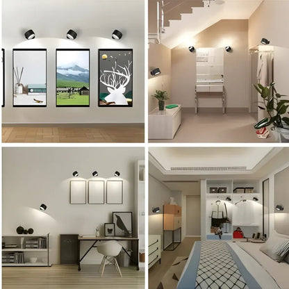 Rechargeable LED Wall Light with Adjustable Magnetic Mount