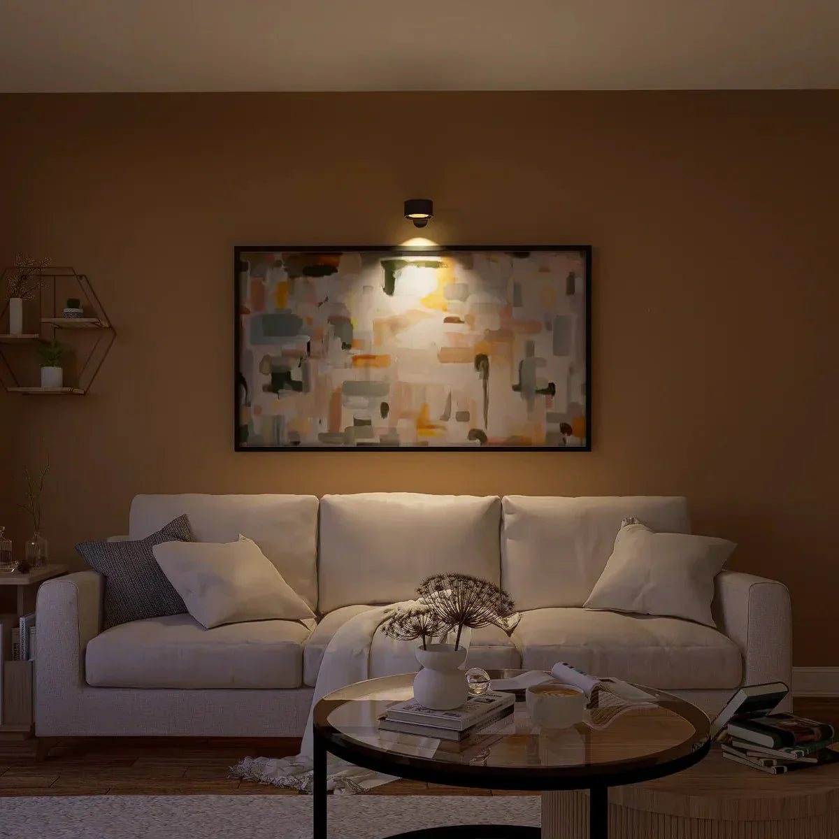 Rechargeable LED Wall Sconce with USB Charging