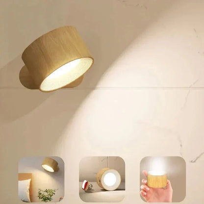 Rechargeable LED Wall Sconce with USB Charging