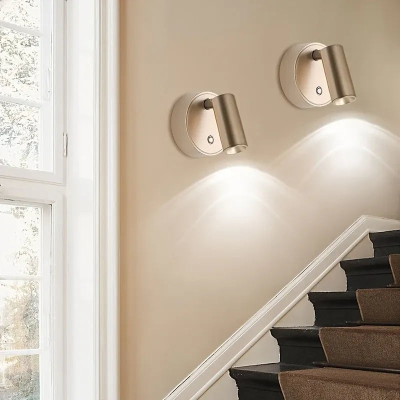 Rechargeable Magnetic Wall Lamp with Touch Control, Wireless & Cordless Design