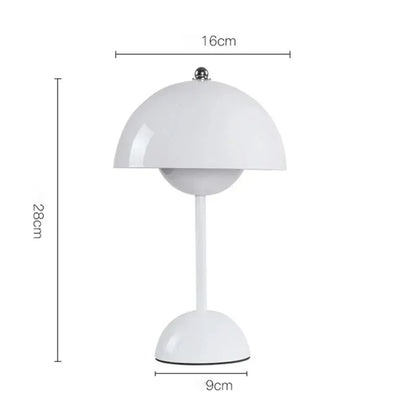 Rechargeable Mushroom Pod LED Night Light with Touch Control Table Lamp