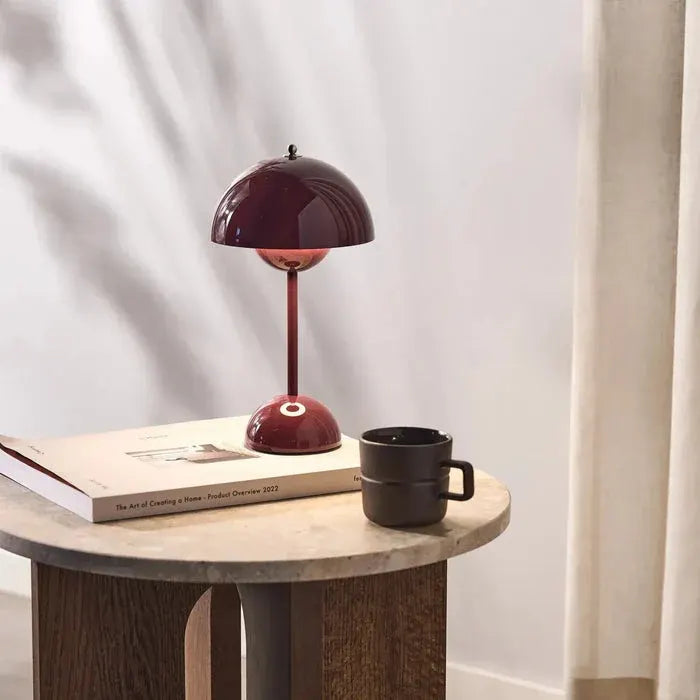 Rechargeable Mushroom Pod LED Night Light with Touch Control Table Lamp