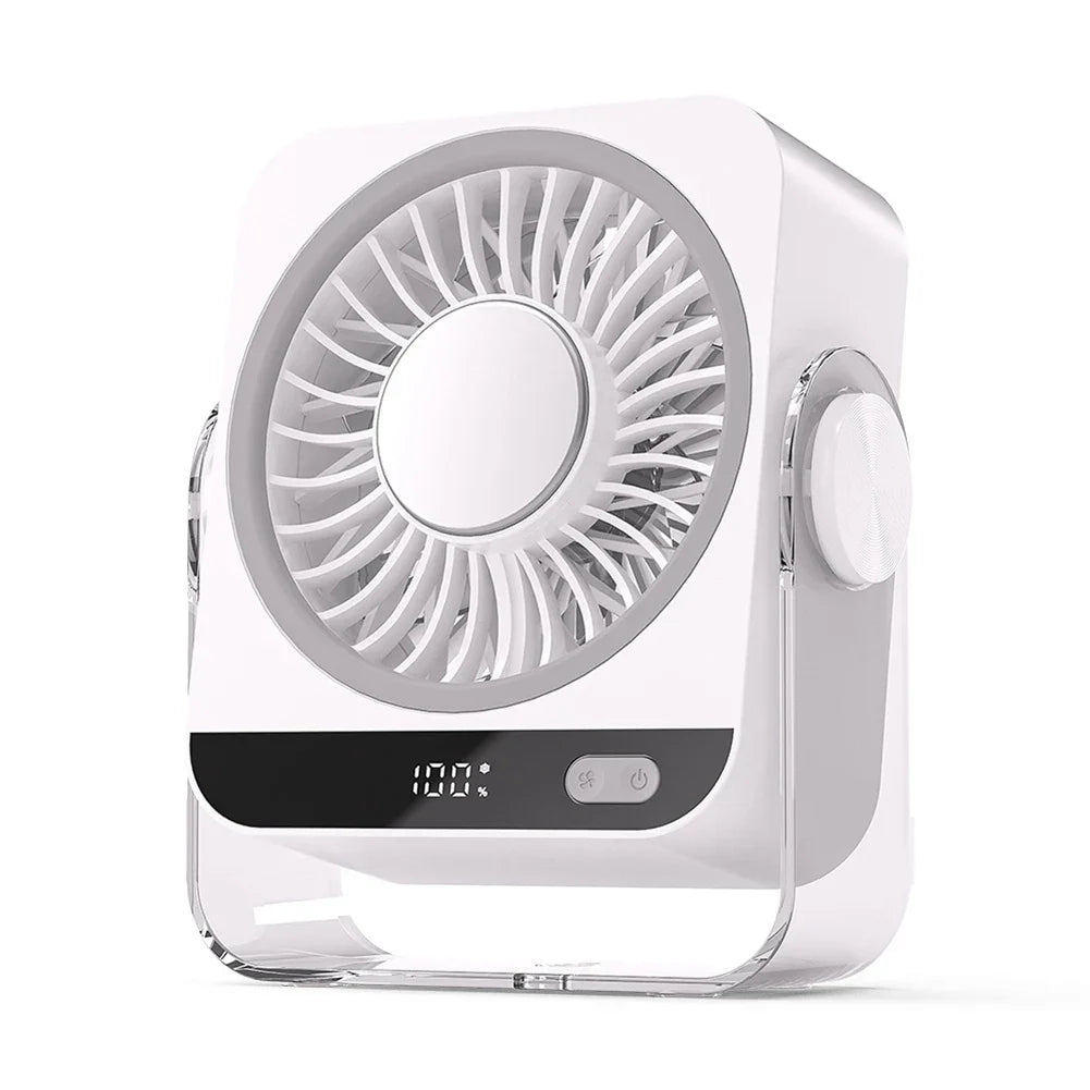 Rechargeable Personal Desk Cooling Fan - Portable Mini USB Fan