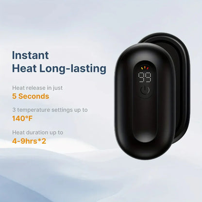Rechargeable Pocket Hand Warmer with Magnetic Heater Set