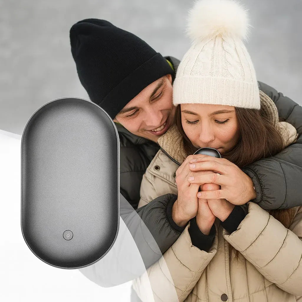 Rechargeable Portable Electric Hand Warmer & Power Bank