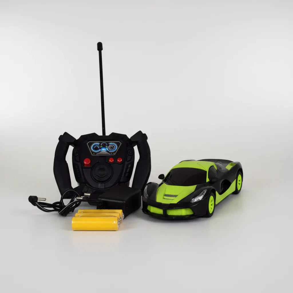 Rechargeable Remote-Control Racing Car Toy with Battery