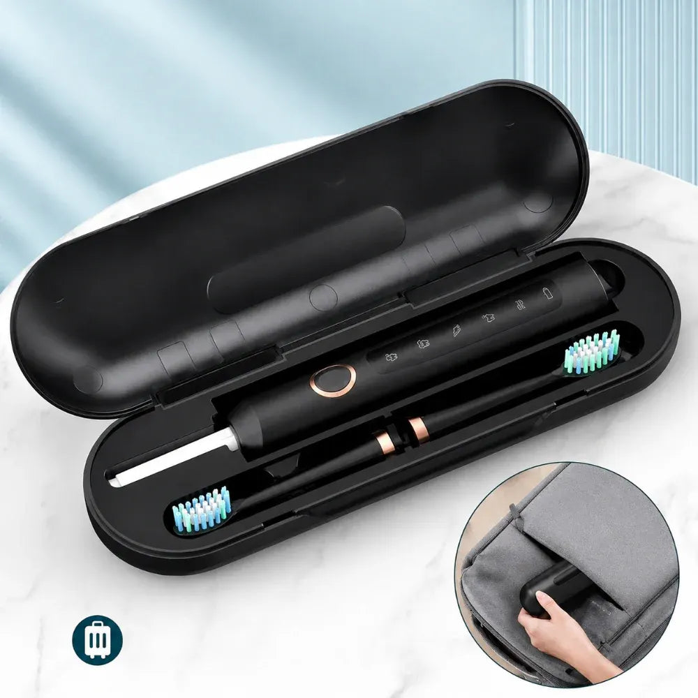 Rechargeable Sonic Electric Toothbrush with Travel Case