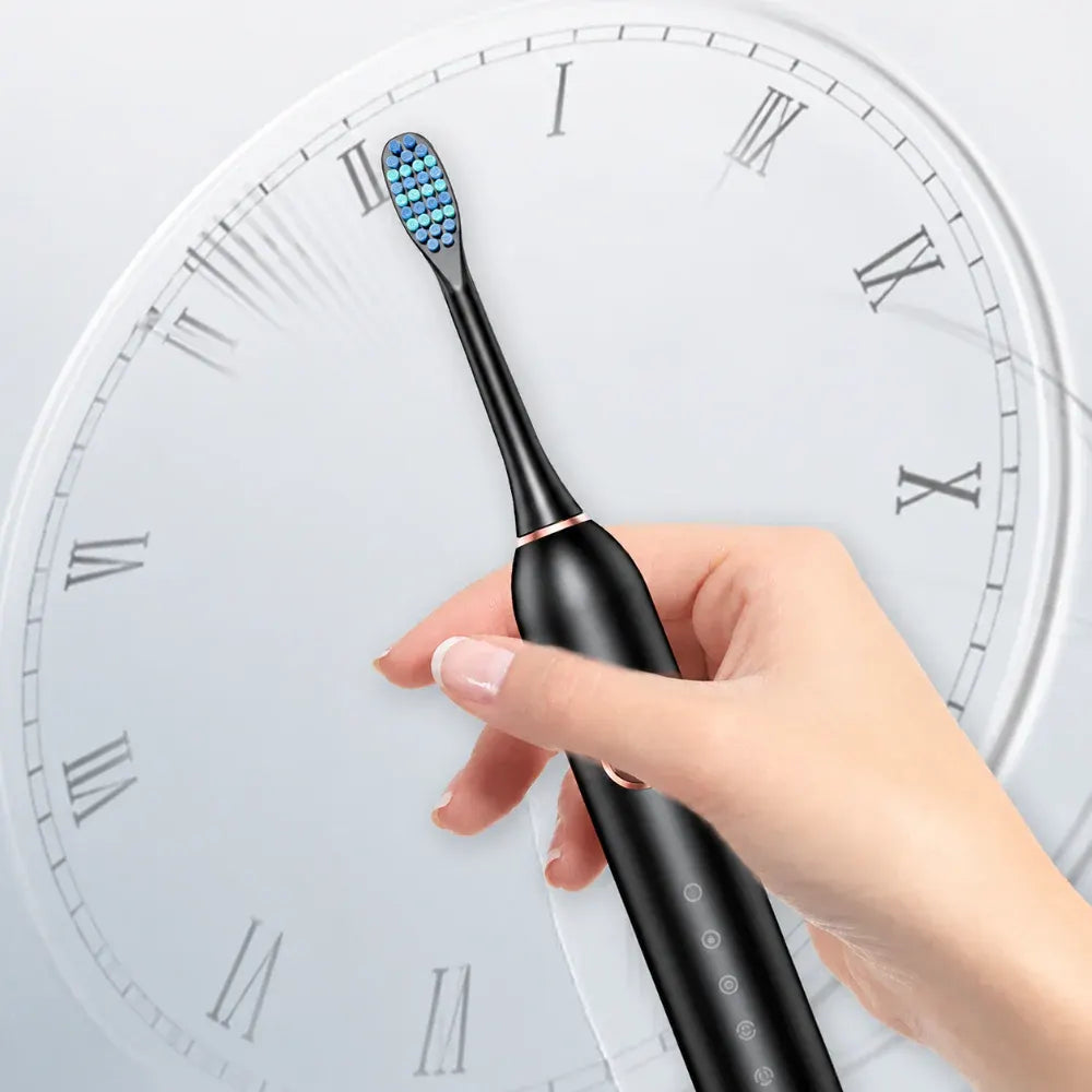 Rechargeable Sonic Electric Toothbrush with Travel Case