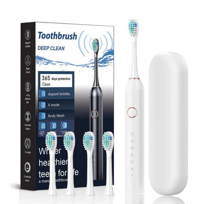 Rechargeable Sonic Electric Toothbrush with Travel Case