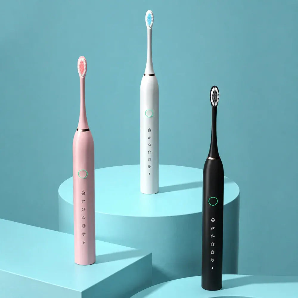 Rechargeable Sonic Electric Toothbrush with Travel Case