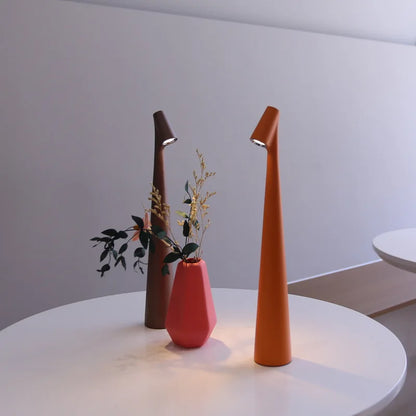 Rechargeable Touch-Dimmable LED Table Lamp with Adjustable Brightness