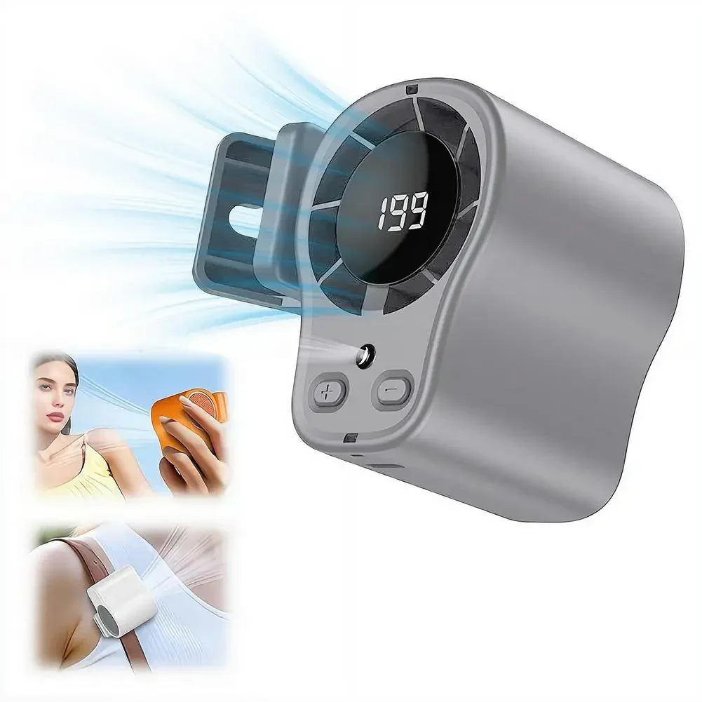 Rechargeable USB Clip-On Fan for Desk, Portable Outdoor Cooling
