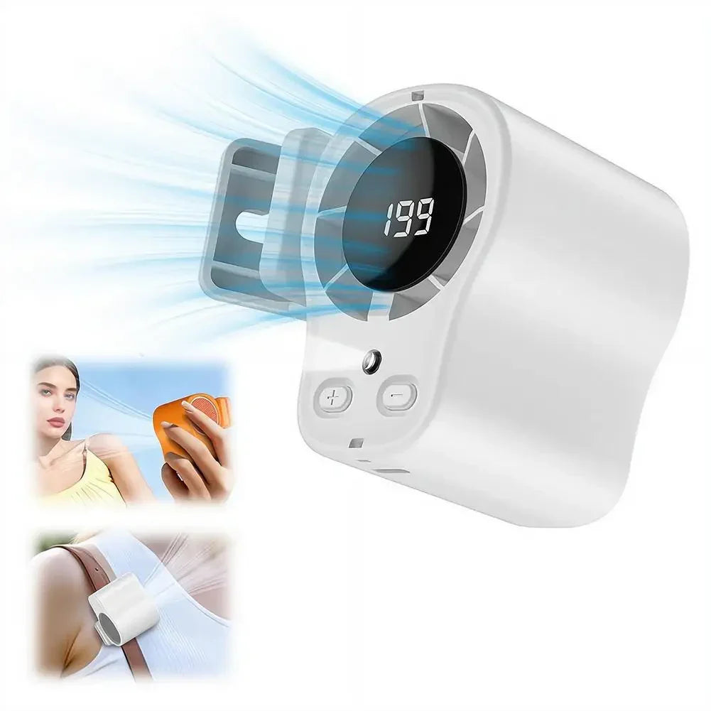 Rechargeable USB Clip-On Fan for Desk, Portable Outdoor Cooling