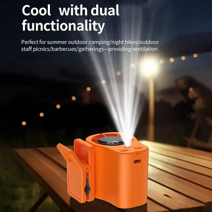 Rechargeable USB Clip-On Fan for Desk, Portable Outdoor Cooling