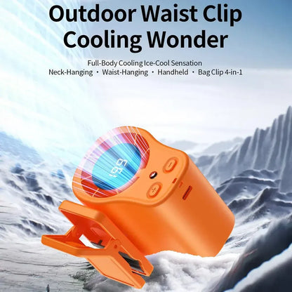 Rechargeable USB Clip-On Fan for Desk, Portable Outdoor Cooling