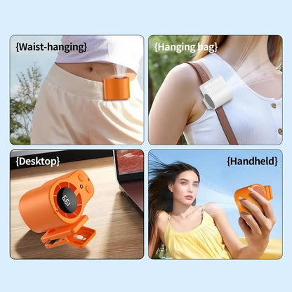 Rechargeable USB Clip-On Fan for Desk, Portable Outdoor Cooling