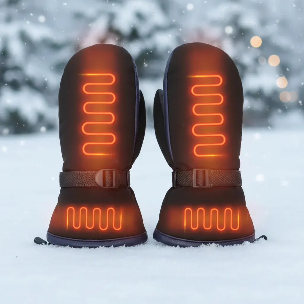 Rechargeable USB Heated Thermal Gloves for Winter Warmth