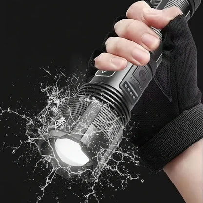 Rechargeable Zoom Tactical LED Aluminum Torch