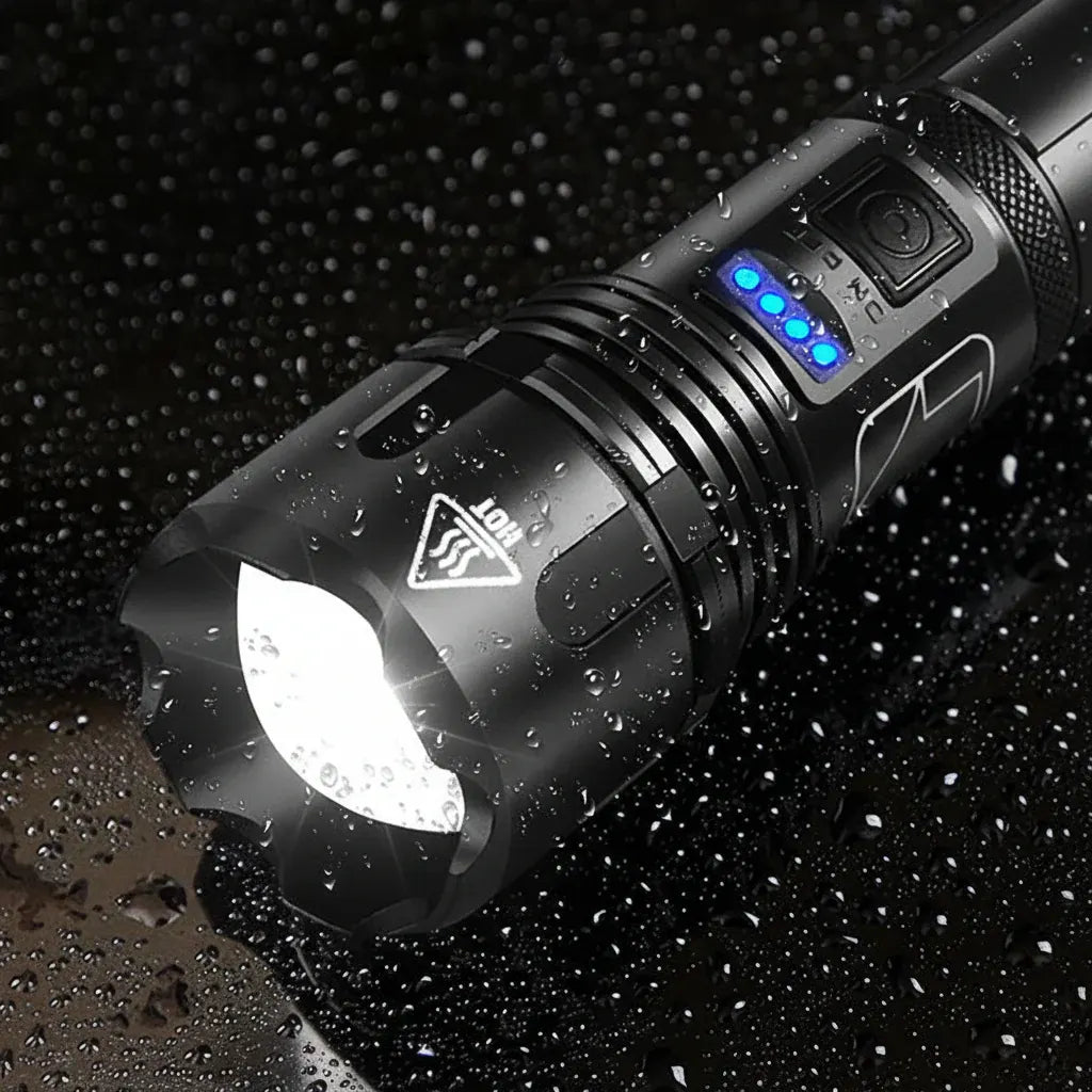 Rechargeable Zoom Tactical LED Aluminum Torch
