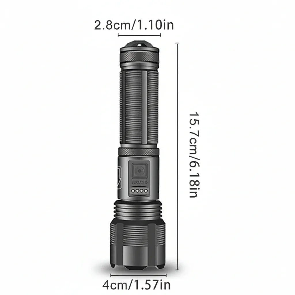 Rechargeable Zoom Tactical LED Aluminum Torch