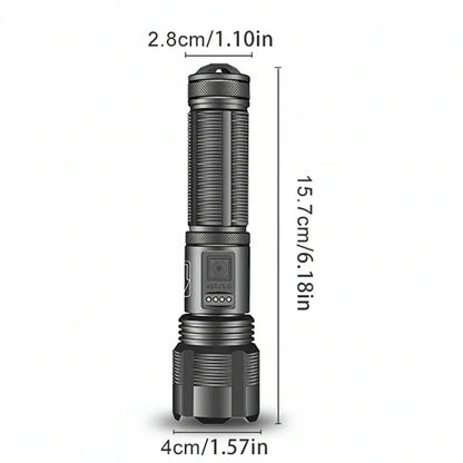 Rechargeable Zoom Tactical LED Aluminum Torch
