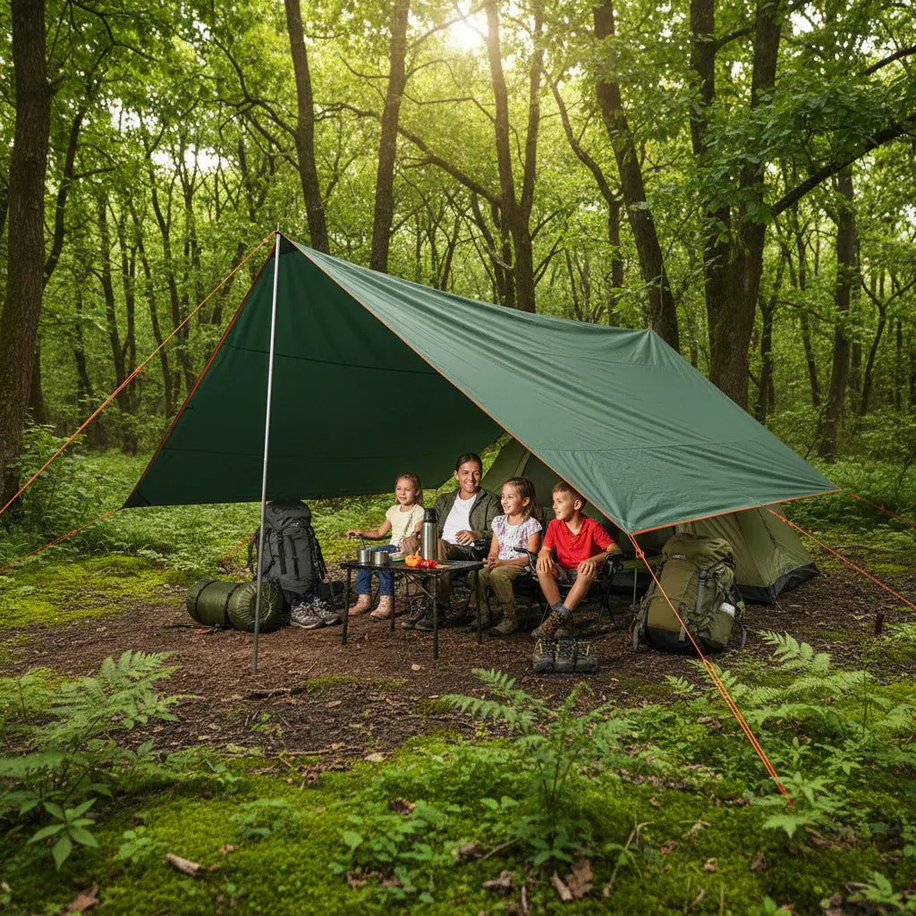 Reinforced Grommet Waterproof Heavy-Duty Camping Tarp