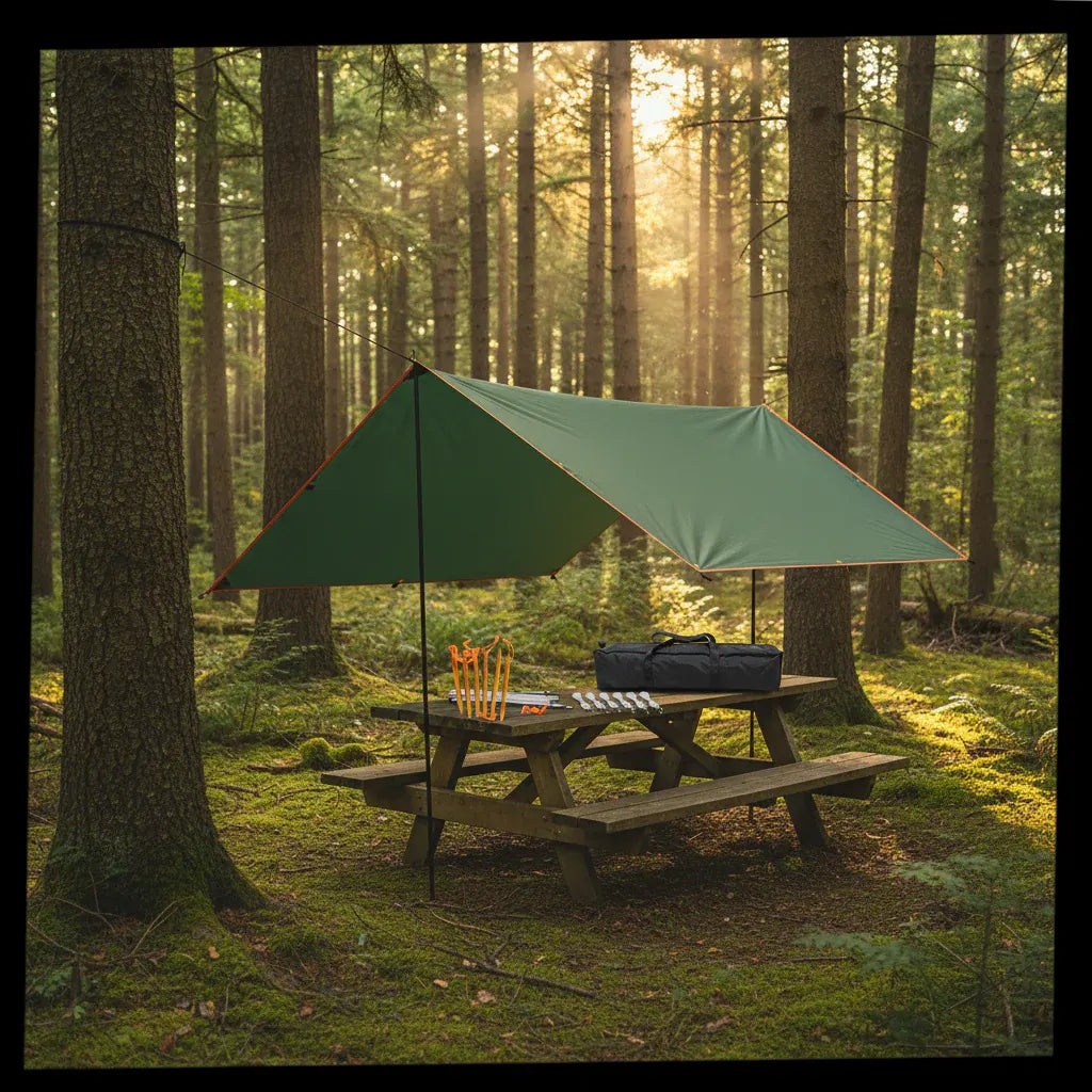 Reinforced Grommet Waterproof Heavy-Duty Camping Tarp