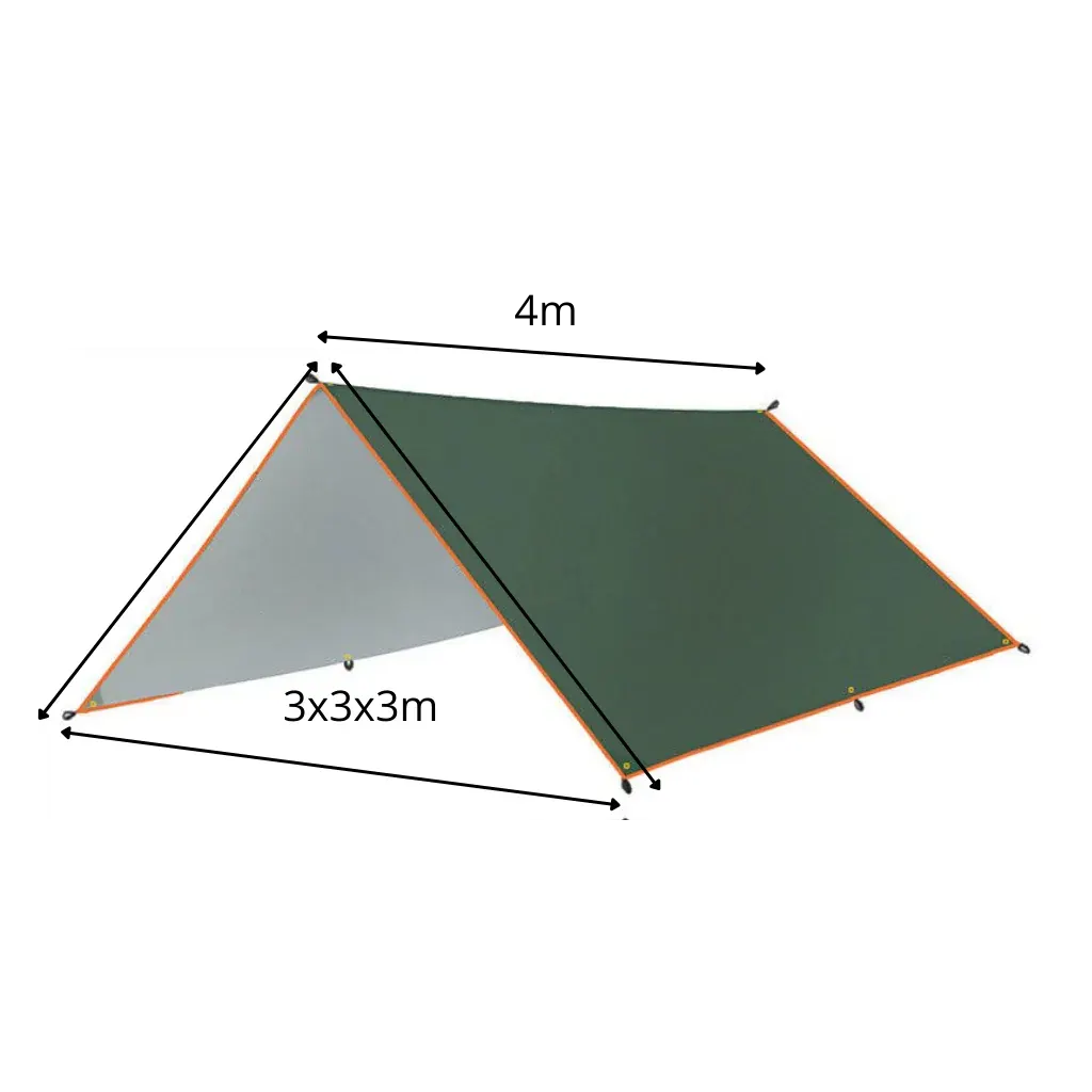 Reinforced Grommet Waterproof Heavy-Duty Camping Tarp