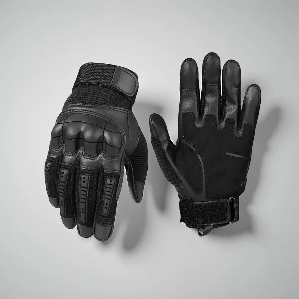 Reinforced Knuckle Tactical Work Gloves - Durable Outdoor Grip Set