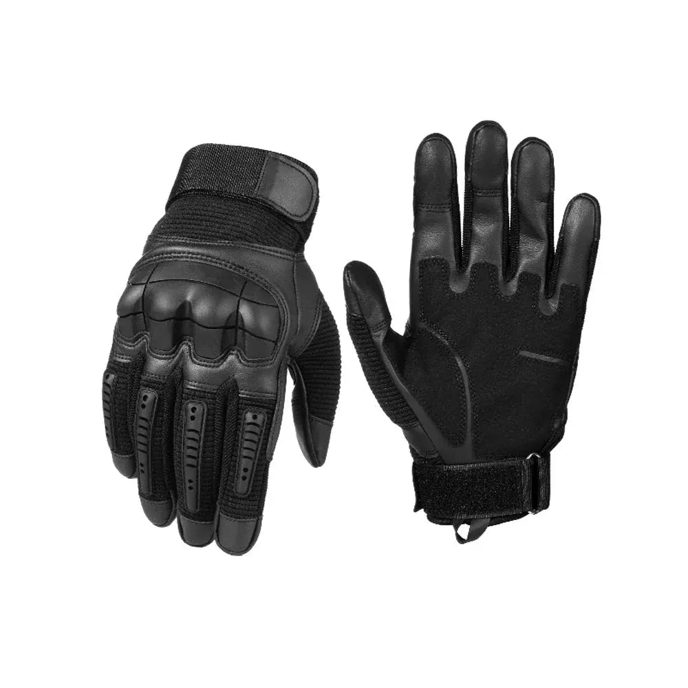 Reinforced Knuckle Tactical Work Gloves - Durable Outdoor Grip Set