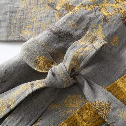 Relaxed-Fit Kimono Bathrobe Design