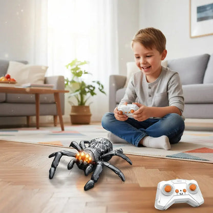 Remote Control Jumping Spider Toy Halloween Decoration