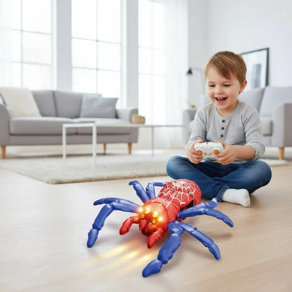 Remote Control Jumping Spider Toy Halloween Decoration