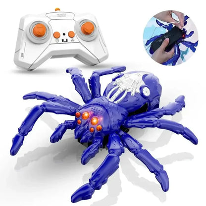 Remote Control Jumping Spider Toy Halloween Decoration