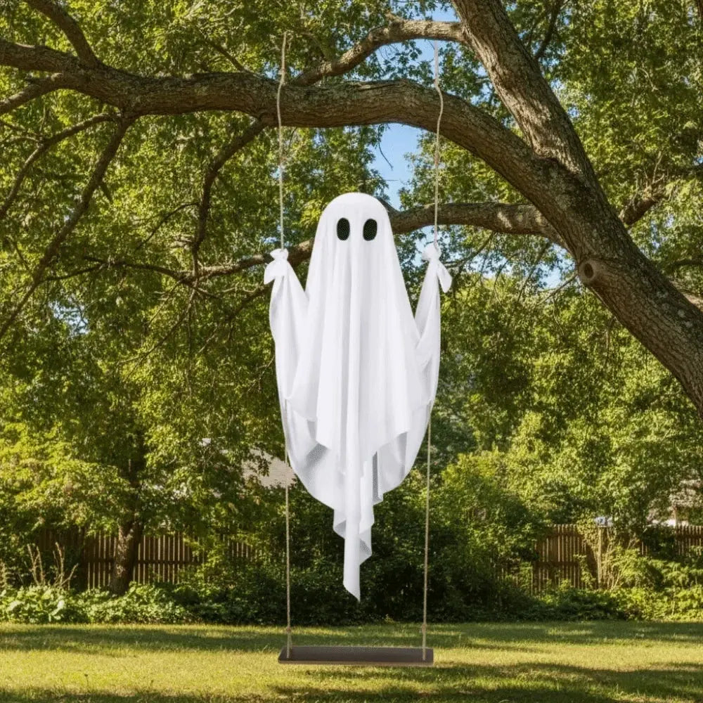 Remote Controlled Flying Ghost Swing Halloween Decor