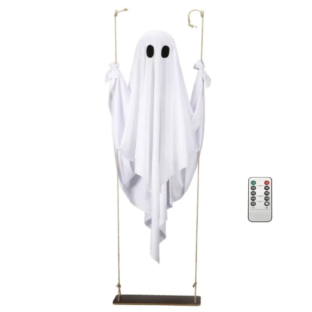 Remote Controlled Flying Ghost Swing Halloween Decor