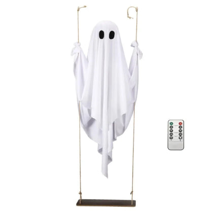 Remote Controlled Flying Ghost Swing Halloween Decor